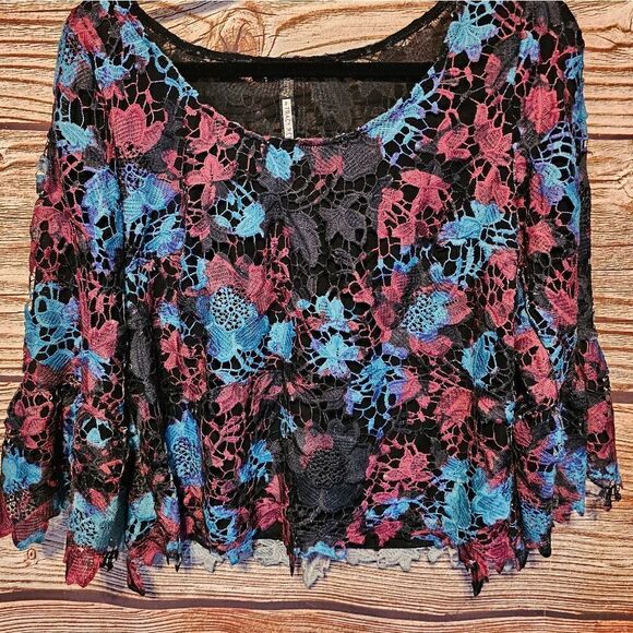 Plenty bt Tracy Reese blouse Women's medium Multicolored Pre-owned - Picture 1 of 6